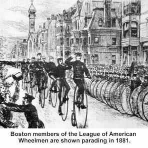 Showing some Boston cycling history